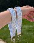 Wristlet Keychain | Blue Chinoiserie - Trendy Fox Studio