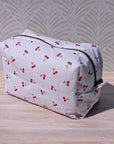 Carry - All Boxy Pouch | Cherry Dots (White) - Trendy Fox Studio