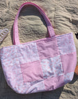 Tote Bag | Pink Bows Patchwork - Trendy Fox Studio