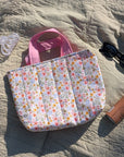 Mini Tote Bag | Blossoms & Bows - Trendy Fox Studio