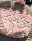 Mini Tote Bag | Vintage Rose - Trendy Fox Studio