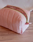 Carry - All Boxy Pouch | Pink Seersucker - Trendy Fox Studio