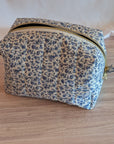 Carry - All Boxy Pouch | Vintage Blue Floral - Trendy Fox Studio