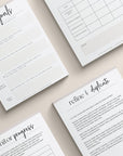 Etsy Shop Planner for Digital Products - Trendy Fox Studio