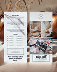 Retro Business Rack Card Flyer, One Page Services Marketing | Canva Template | Dani