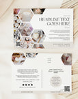 Wholesale Post Card Canva Template | Modern Minimal Photo Mailer & Marketing Flyer
