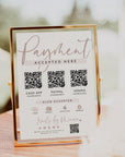 Modern Elegant 3 QR Code Scan to Pay Sign & Price List Sign Canva Template | Vera - Trendy Fox Studio