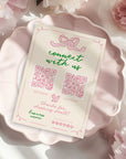 Connect With Us QR Code Social Media Sign Canva Template | Girly Coquette Bows | Daphne - Trendy Fox Studio