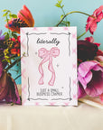 Business Thank You Card Canva Template | Girly Coquette Bows - Trendy Fox Studio