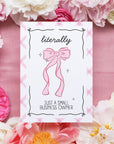 Business Thank You Card Canva Template | Girly Coquette Bows - Trendy Fox Studio
