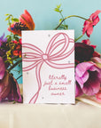 Business Thank You Card Canva Template | Girly Coquette | Literally Just A Small Business Owner - Trendy Fox Studio