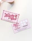 Loyalty Card Canva Template | Coquette Cherry - Trendy Fox Studio