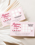 Loyalty Card Canva Template | Coquette Cherry - Trendy Fox Studio