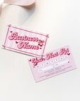 Appointment Reminder Card Canva Template | Coquette Cherry - Trendy Fox Studio