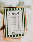 Price List Menu Canva Template | Old Money Aesthetic | Lorna - Trendy Fox Studio