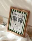 Scan to Pay QR Code Sign, Accepted Payments Sign Canva Template | Old Money Style | Lorna