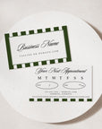 Appointment Reminder Card Canva Template | Old Money Vintage | Lorna - Trendy Fox Studio