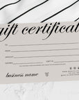 Gift Certificate Canva Template | Aesthetic | Wynn - Trendy Fox Studio
