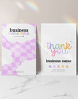Product Display Backing Card Canva Template | Lulu - Trendy Fox Studio