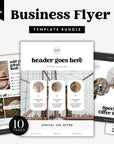 Retro Business Flyer Bundle Canva Template | Dani - Trendy Fox Studio