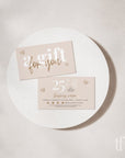 Boho Coupon Card, Discount Card Canva Template | Boh - Trendy Fox Studio