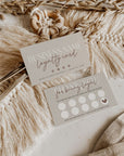 Boho Neutral Loyalty Card Canva Template | Nora - Trendy Fox Studio