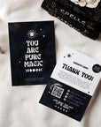 Gothic You Are Magic Celestial Business Thank You Card Canva Template - Trendy Fox Studio