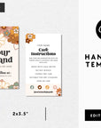 Hang Tag, Garment Swing Tag Canva Template | Dani