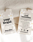 Hang Tag, Garment Swing Tag Canva Template | Dani