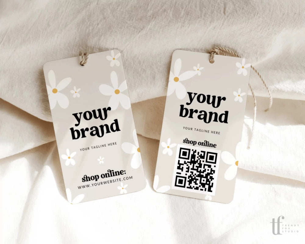 Hang Tag, Garment Swing Tag Canva Template | Dani
