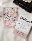 Hey Boo Pastel Halloween Business Thank You Card Canva Template