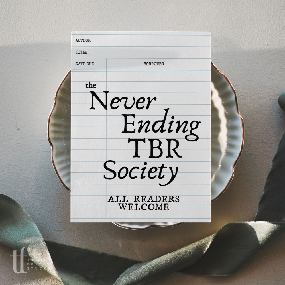 Library Card Business Thank You Card Canva Template | Bookish Vibes - Trendy Fox Studio