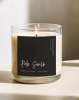 Minimalist Black Candle Label Canva Template | Ashe - Trendy Fox Studio