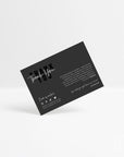 Modern Luxe Black Business Thank You Card Canva Template | Ashe - Trendy Fox Studio