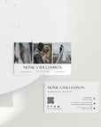Modern Photo Business Card with QR Code Canva Template - Trendy Fox Studio
