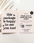 Modern Retro Business Thank You Card Canva Template | Jace - Trendy Fox Studio
