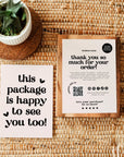 Modern Retro Business Thank You Card Canva Template | Jace - Trendy Fox Studio