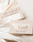 Neutral Boho Refer A Friend Discount Card Canva Template | Boh - Trendy Fox Studio