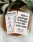 Retro Car Diffuser Care and Thank You Business Card Canva Template | Jace - Trendy Fox Studio