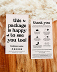 Retro Car Diffuser Care and Thank You Business Card Canva Template | Jace - Trendy Fox Studio