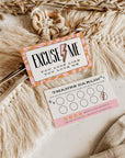 Retro Checkered Loyalty Card Canva Template | Brooks - Trendy Fox Studio