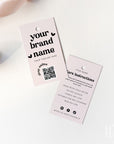 Retro Hang Tag, Garment Swing Tag Canva Template | Jace - Trendy Fox Studio