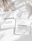Square Business Card Canva Template, Glitter Disco Theme - Trendy Fox Studio