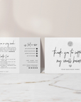 Candle Care Card | Canva Template | Dusk - Trendy Fox Studio