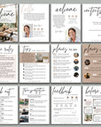 Airbnb Welcome Guide, Editable House Manual, Host Guidebook Printable, VRBO Vacation Rental Book - Trendy Fox Studio