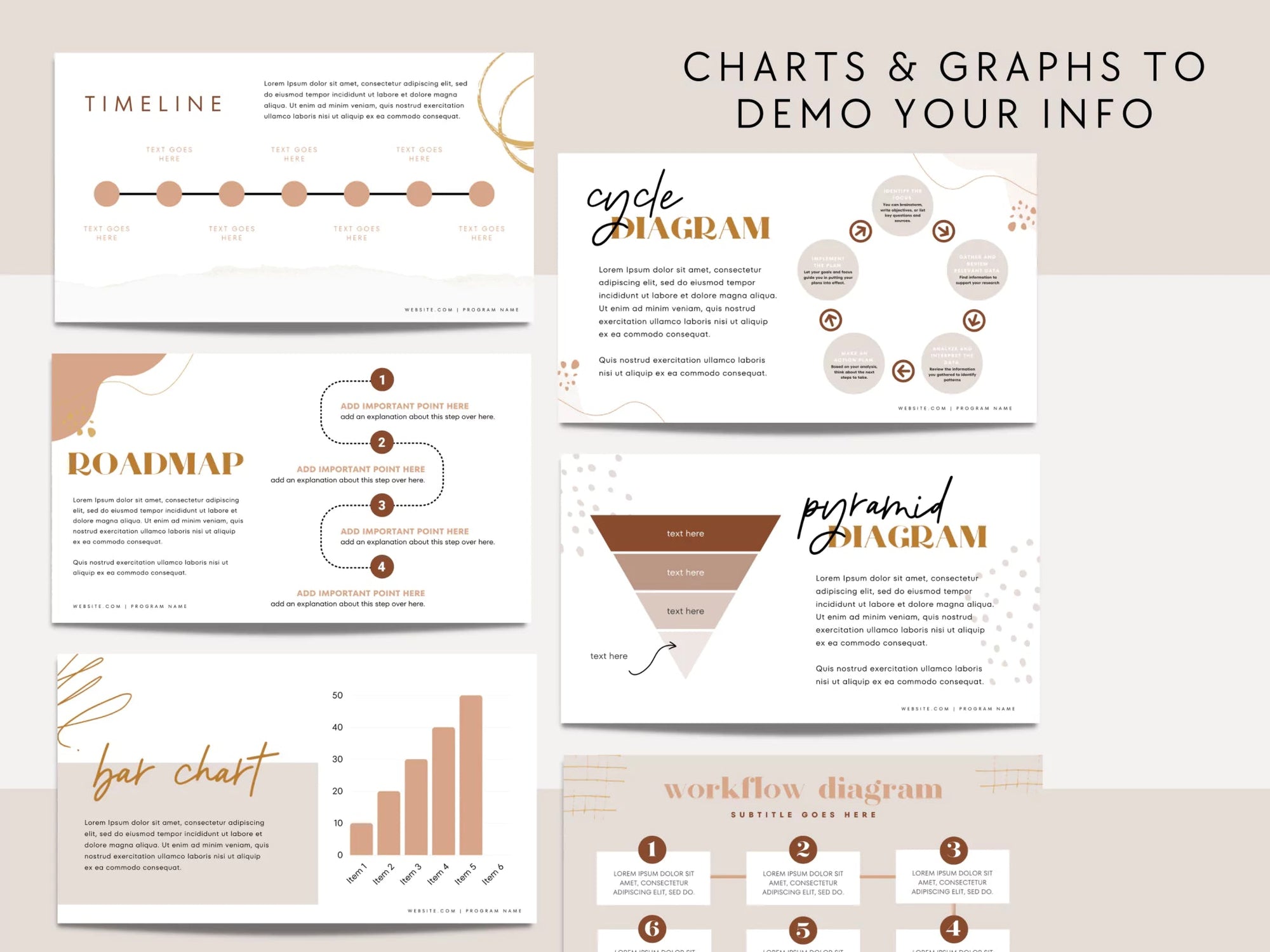 Boho Course Creator Presentation or Masterclass Slide Deck Canva Template - Trendy Fox Studio