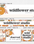 Boho Groovy Etsy Shop Kit Canva Template | Etsy Banner, Listing Photos, Icon | Dani - Trendy Fox Studio