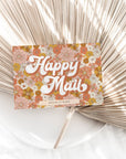 Boho Retro Groovy Business Thank You Card Canva Template - Trendy Fox Studio