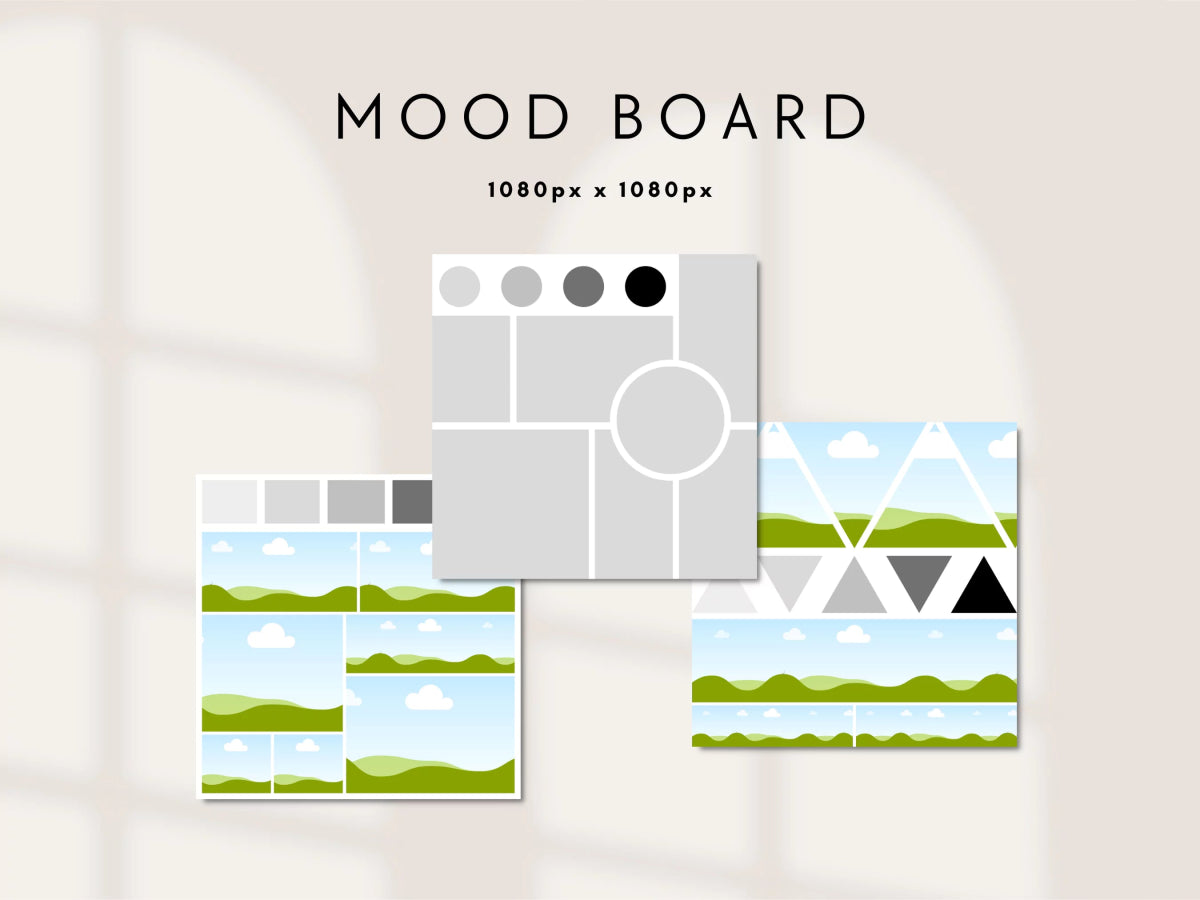 Brand and Mood Board Style Guide Canva Template - Trendy Fox Studio