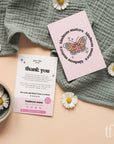 Butterfly Retro Business Thank You Card Canva Template - Trendy Fox Studio